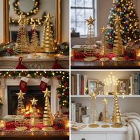 Golden Tree Iron Holiday Ornaments