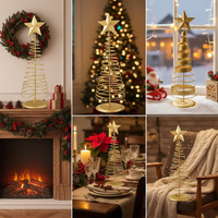 Golden Tree Iron Holiday Ornaments