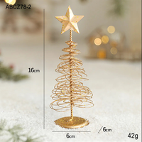 Golden Tree Iron Holiday Ornaments